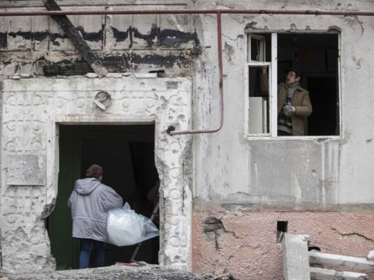 Ukrajina Mariupol Ostreľovanie (TASR)